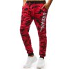 190691 5 panske teplakove kalhoty camo cervene dstreet ux3516 velikost m barva cervena