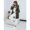195881 6 damska bunda mika khaki dstreet ty2723 velikost s barva zelena