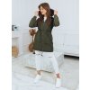 195881 7 damska bunda mika khaki dstreet ty2723 velikost s barva zelena