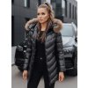 191201 1 damska prosivana zimni bunda s kapuci dstreet ty3024 velikost s barva cerna