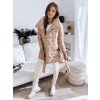191390 22 dlouha damska bunda bez kapuce london premium bezova dstreet ty3162 velikost s barva bezova