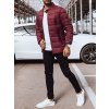 192842 1 panska prosivane bunda barva bordova dstreet tx4443 velikost m barva bordo