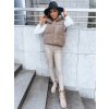 193028 2 damska prosivana vesta beewarm barva kamelova dstreet ty3800 velikost s barva hneda