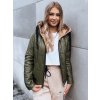 193187 3 damska prosivana bunda love you barva zelena dstreet ty3836 velikost s barva zelena