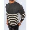 196700 1 pansky pruhovany svetr barva tmave seda dstreet wx2133 velikost m l barva seda tmave