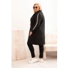 202976 39 damsky kabat plus size z umeleho beranka s kapsami velikost uni barva cerna