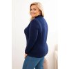 199175 17 damsky svetr plus size 1112 se stojackem velikost uni barva cerna