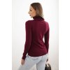 221567 2 damsky svetr z viskozy s rolakem a dlouhym rukavem velikost uni barva bordo