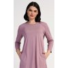 197741 2 damske domaci saty s trictvrtecnim rukavem emily barva ruzova velikost xl