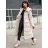 199976 2 damska zimni bunda s kapuci glampuff dstreet ty4605 velikost s barva bezova