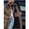200021 7 damska dlouha bunda s kapuci eleganti dstreet ty4657 velikost s barva seda svetle