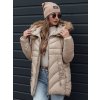 200069 12 damska zimni bunda s kapuci a koziskem meloma dstreet ty4712 velikost s barva bezova