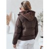 200354 14 damska kratka zimni bunda s kapuci glamvo dstreet ty4949 velikost s barva bordo