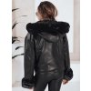 200489 9 damska zimni bunda s kapuci zaynira dstreet ty5118 velikost s barva cerna