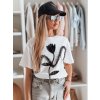 201296 damske tricko s efektem 3d petinia dstreet ry2713 velikost m l barva bila