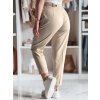 201356 1 damske kalhoty plisso dstreet uy2516 velikost s barva bezova