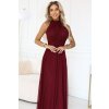 215483 3 veronica luxusni dlouhe saty s brokatovym akcentem a elegantnim strihem vinove 636 1 velikost uni barva bordo