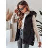 202601 damska vesta s kapuci na zip dstreet ty5105 velikost s barva cerna