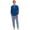 202856 panske pyzamo moraj pdm5600 003 velikost 4xl barva modra tmave