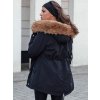 203603 3 damska zimni bunda s kapuci chicok dstreet ty4611 velikost s barva cerna