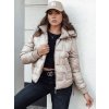 203618 4 damska kratka prosivana bunda s kapuci fashwarm dstreet ty4637 velikost s barva bila