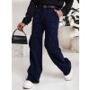 203735 damske dzinove kalhoty fitzone cargo dstreet uy2243 velikost 36 barva modra