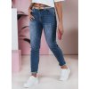 203939 damske dziny slim fit stredni pas flexi dstreet uy2389 velikost s barva modra
