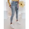 204128 damske dziny skinny trendifix s paskem dstreet uy2481 velikost 28 barva modra svetle