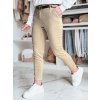 204200 19 damske kalhoty s paskem slim fit lineska dstreet uy2573 velikost m barva bezova