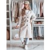 204209 3 damsky kabat s paskem slimfota dstreet ny0745 velikost s barva bila
