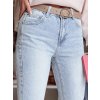 204374 2 damske dziny slim fit s paskem neopass dstreet uy2680 velikost s barva modra svetle