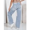 204524 4 damske dziny wide leg stylleg dstreet uy2491 velikost s barva modra svetle