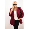 214961 12 damska sako art1085 plus size velikost uni barva tyrkysova