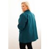 214961 2 damska sako art1085 plus size velikost uni barva tyrkysova