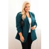 214961 damska sako art1085 plus size velikost uni barva tyrkysova