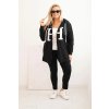 215066 1 damska mikina plus size 6930 s kapuci velikost 2xl barva cerna