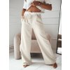 203285 1 damske kalhoty wide leg daramy dstreet uy2101 velikost s barva bezova