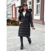 203522 damska zimni bunda s kapuci item dstreet ty4539 velikost s barva cerna