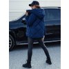 203549 3 damska zimni bunda s kapuci cozylux dstreet ty4557 velikost s barva modra