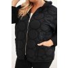 214958 19 damska mikina plus size art3802 na zip velikost uni barva bezova