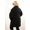 214787 14 damsky kabat plus size beranek s vlnou a kapsami fango velikost uni barva fialova