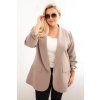 214988 1 damska sako art1085 plus size velikost uni barva bezova