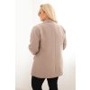 214988 2 damska sako art1085 plus size velikost uni barva bezova