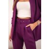 204761 15 elegantni souprava saka a kalhot velikost uni barva ruzova