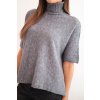 215006 13 damsky svetr s rolakem volneho strihu velikost uni barva cerna