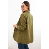 204800 2 sako s klopami elegantni olivove zelene velikost uni barva zelena