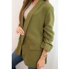 204800 3 sako s klopami elegantni olivove zelene velikost uni barva zelena