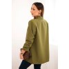 204800 7 sako s klopami elegantni olivove zelene velikost uni barva zelena