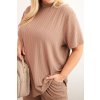 215063 10 damsky komplet 7050 plus size 3 dilny velikost uni barva zelena tmave