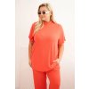 215063 17 damsky komplet 7050 plus size 3 dilny velikost uni barva zelena tmave
